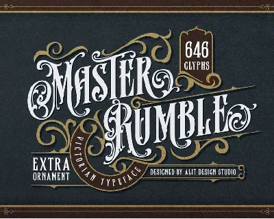 Master Rumble font