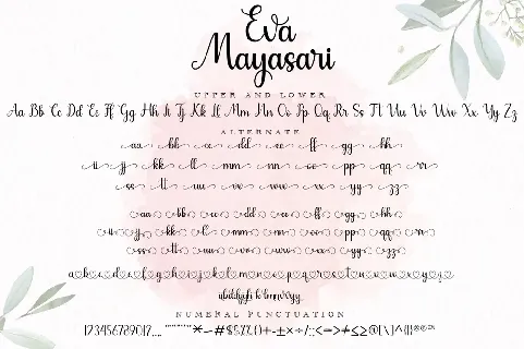 Eva Mayasari font