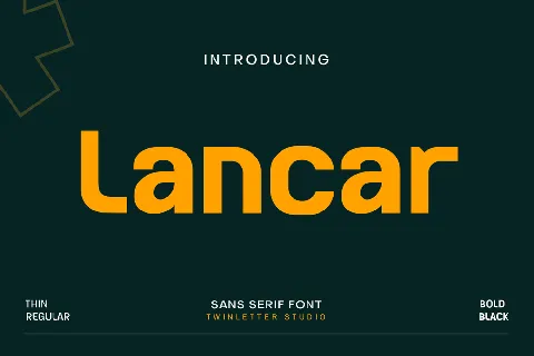 Lancar font