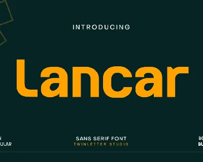 Lancar font