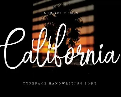 California Script font