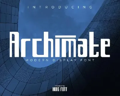 Archimate Display font