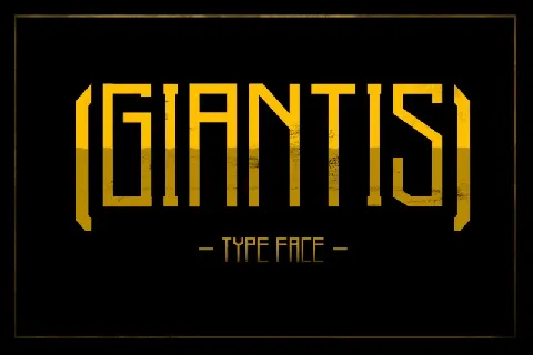 Giantis Typeface font