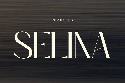 SELINA font