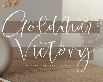 Goldmar Victory DEMO VERSION font