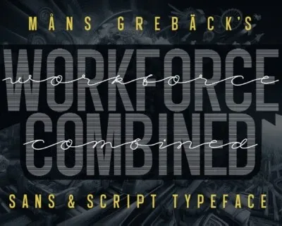 Workforce Combine font