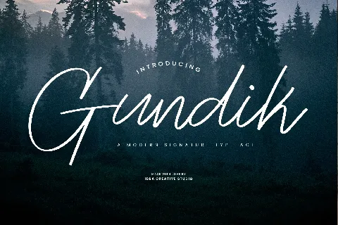 Gundik Personal Use font