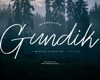 Gundik Personal Use font