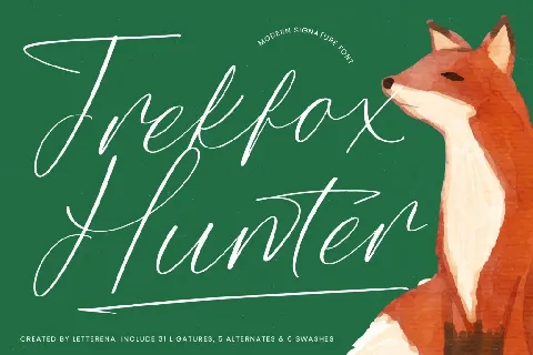 Trekfox Hunter font