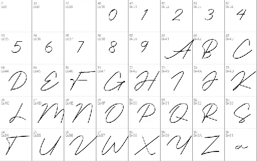 Rationale Handwritten font