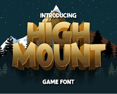 High Mount font