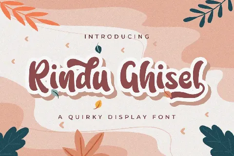 Rindu Ghisel font
