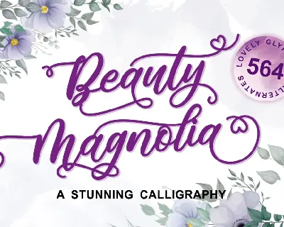 Beauty Magnolia font