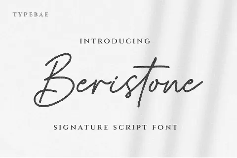 Beristone font