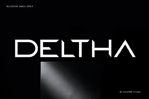 Deltha Display font