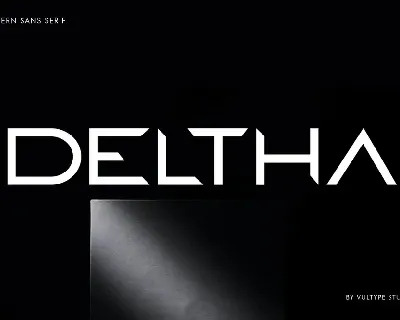 Deltha Display font