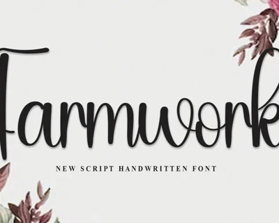 Farmwork Script font