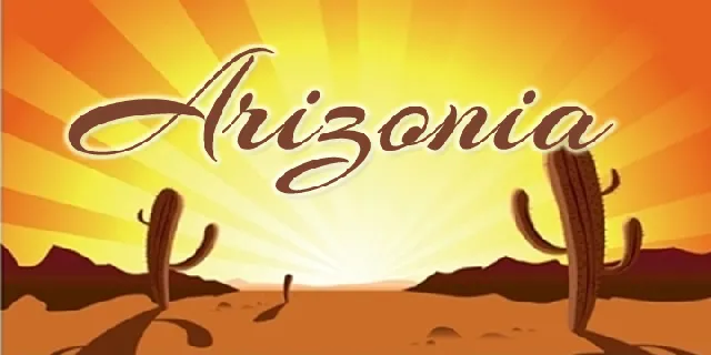 Arizonia font