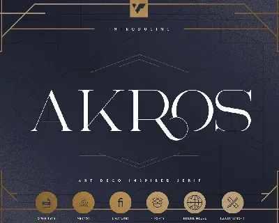 Akros font