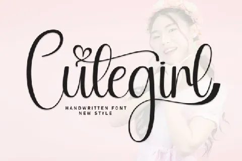 Cutegirl Script font