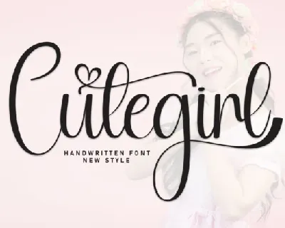 Cutegirl Script font