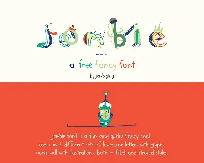 Jombie Fancy font