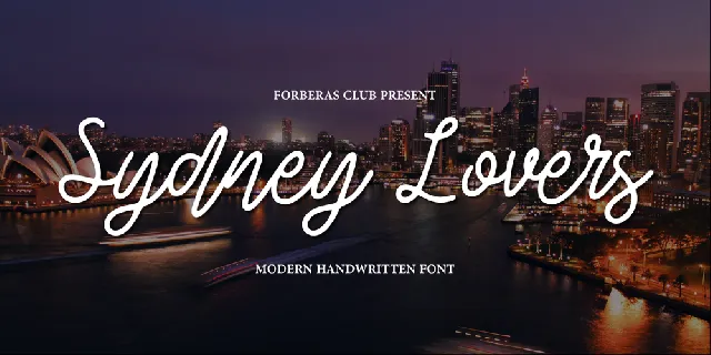 Sydney Lover Demo font