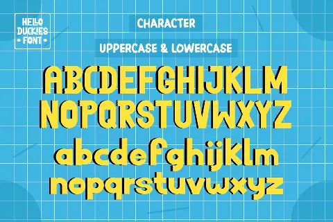 HELLO DUCKIES font