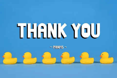 HELLO DUCKIES font