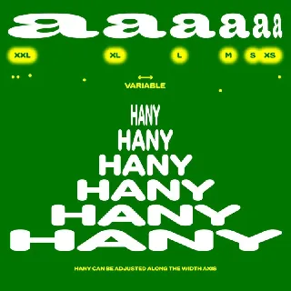 Hany Family font