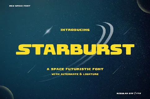 Starburst font