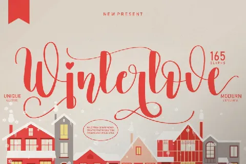 Winterlove font