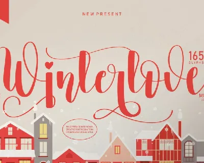 Winterlove font