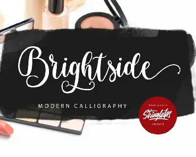 Brightside Modern Calligraphy font