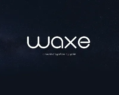 Waxe Typeface font