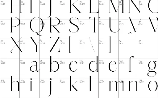 Mosbian DEMO VERSION font