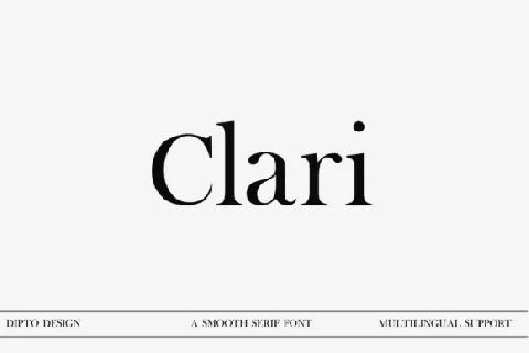 Clari font