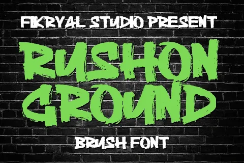 Rushon Ground font