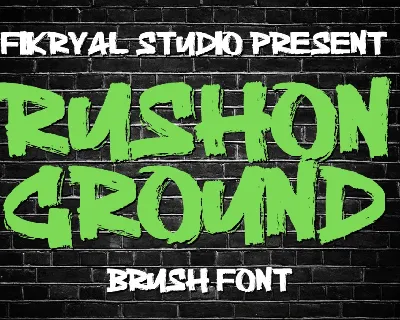 Rushon Ground font