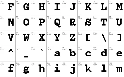 Drafting* Mono font