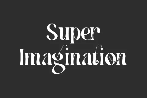 SuperImaginationDemo font