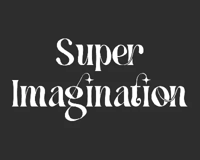 SuperImaginationDemo font