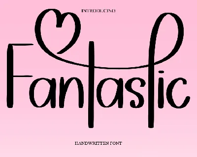 Fantastic font