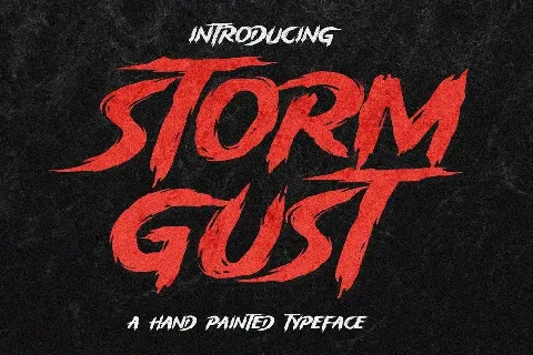 Storm Gust font