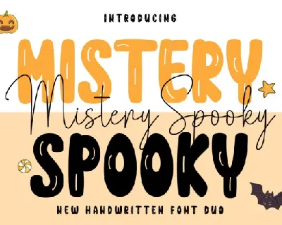 Misteri Spooky Display font