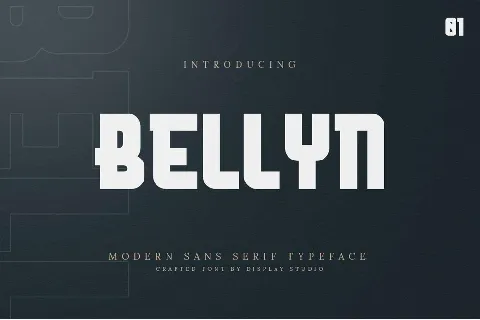 Bellyn font