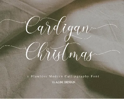 Cardigan Christmas font