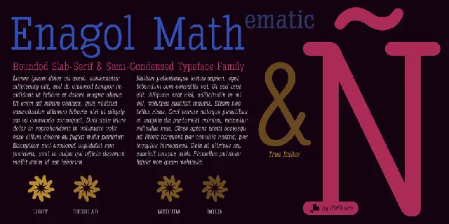 Enagol Math font