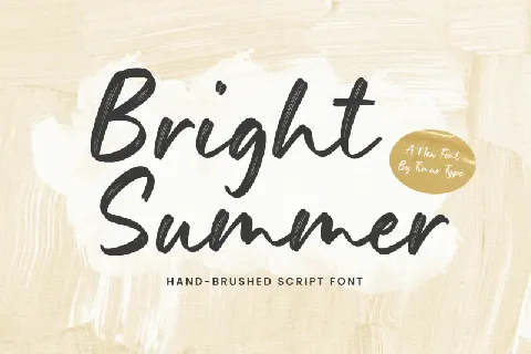 Bright Summer Typeface font