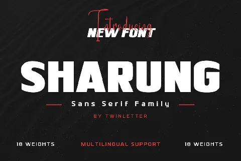 Sharung font